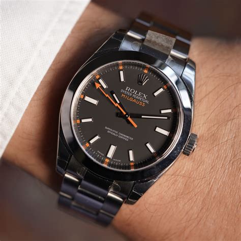 buy a rolex milgauss sonar|rolex milgauss black dial.